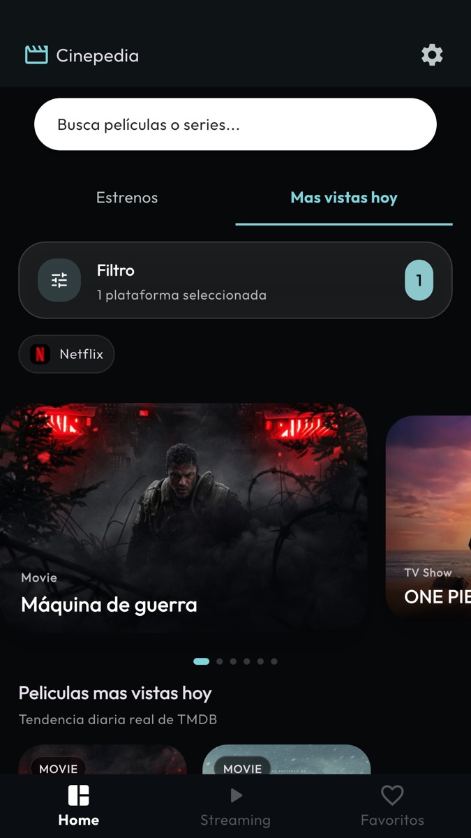 Capturas de Cinepedia