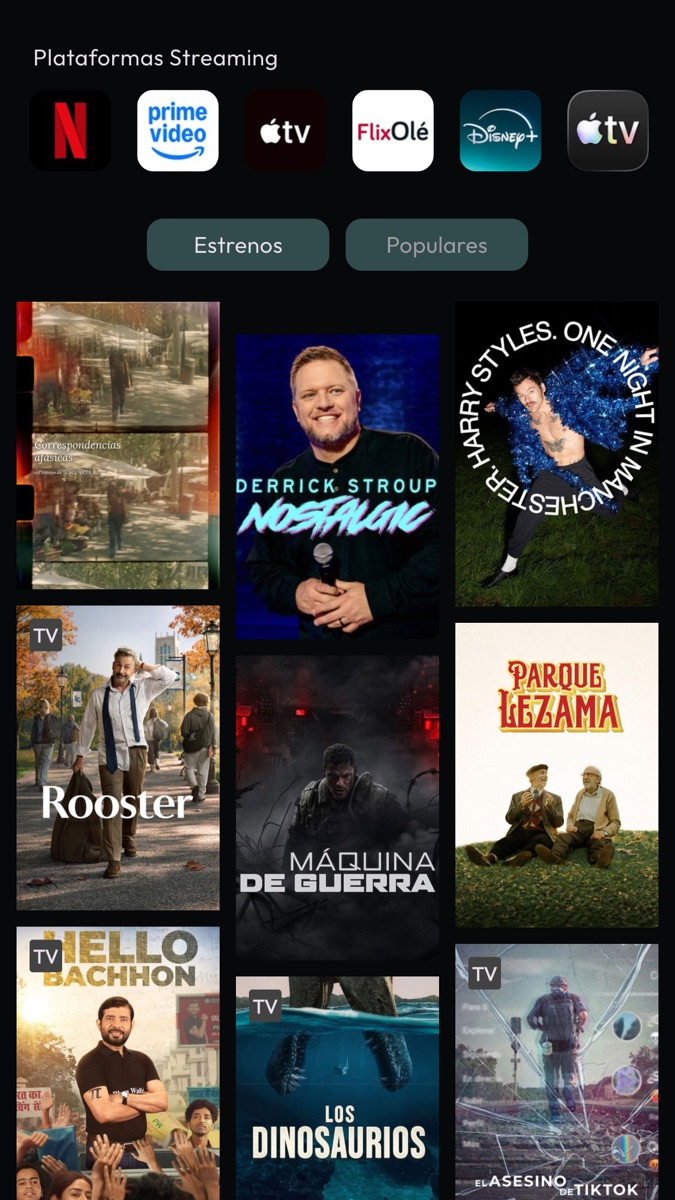 Capturas de Cinepedia